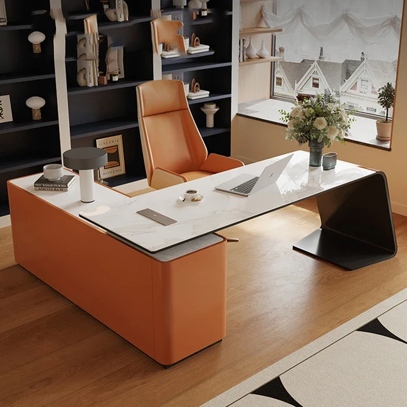 Desk Setup Corner - コンピューターデスク オフィスデスクアクセサリー オフィスコーナーテーブル 仕事用テーブル ワークショップ 読書用テーブル