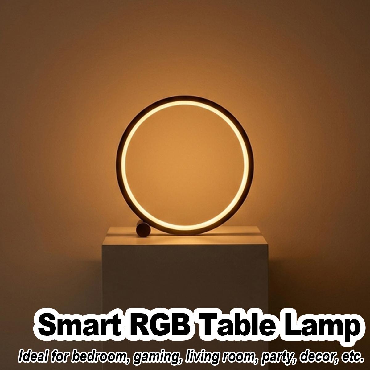 Desk Setup Gifts - スマートテーブルランプ音楽同期無段階調光テーブルランプ雰囲気USBデスクセットアップルーム装飾雰囲気ライトホームギフトUSB