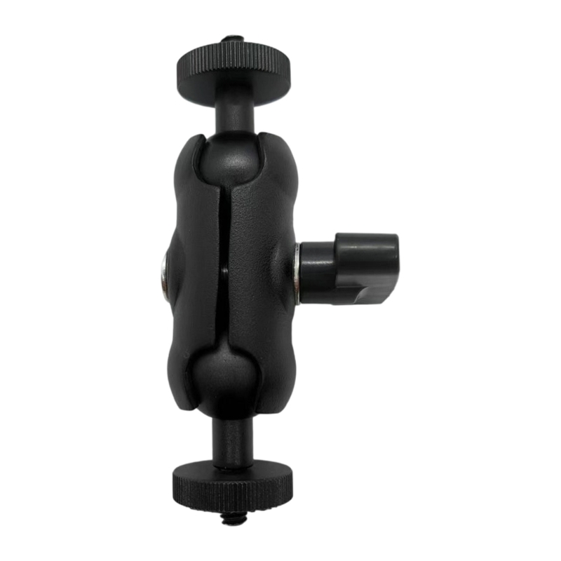 Monitor Arm Clamp - ダブルボールヘッドマジックアーム360度回転 ° デュアル 1/4 インチネジ 15mm