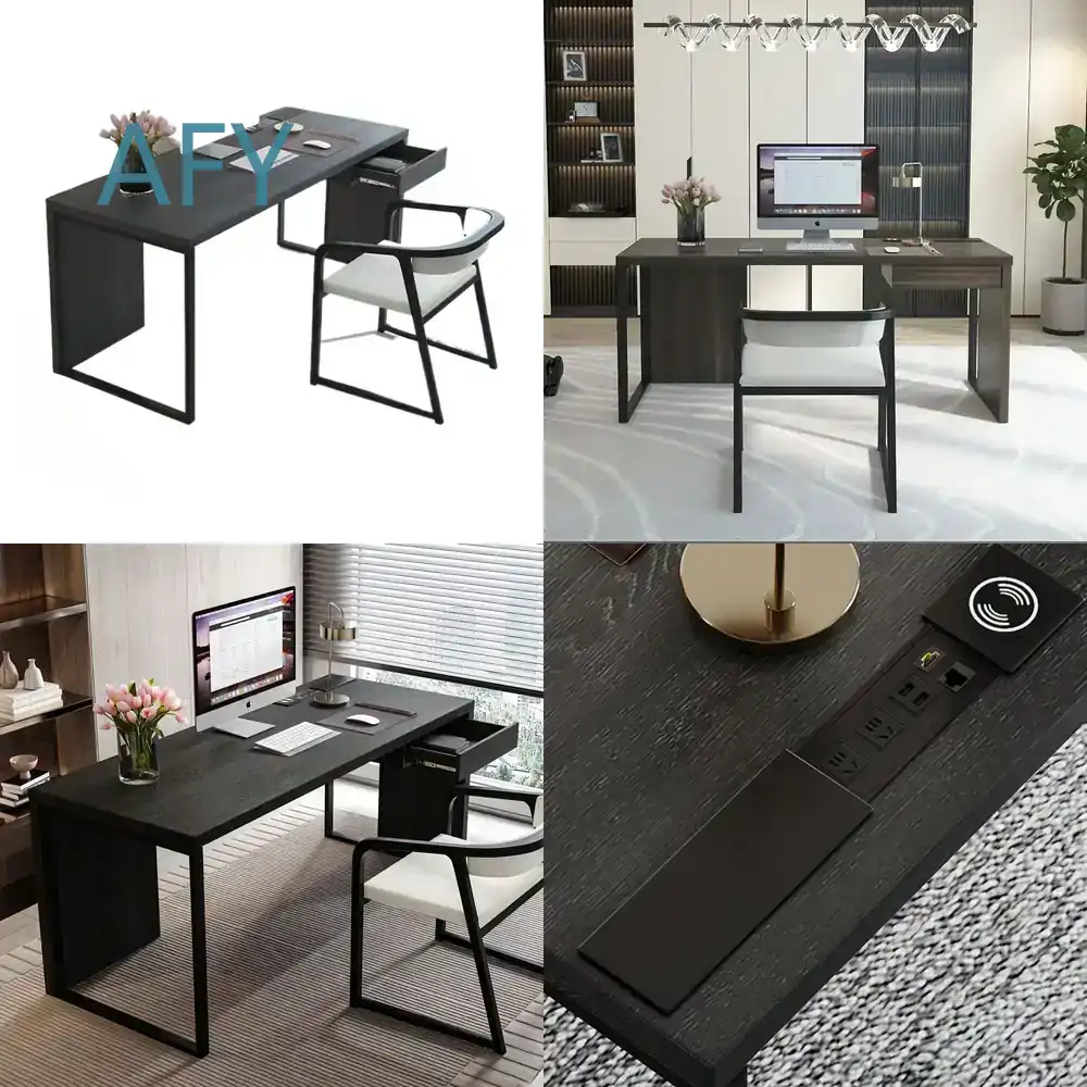 Desk Setup Corner - コーナーデスク ラップトップテーブル 高さ調節可能 PCセットアップアクセサリー 学生用 ゲーム用