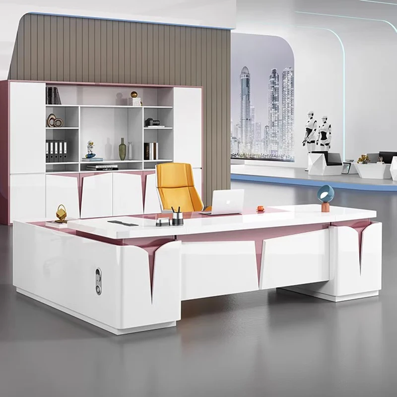 Desk Setup Corner - 家具 オフィスデスク 設置用アクセサリー シンプルなテーブルコーナー プロフェッショナルな受付用補助座席 メーブル