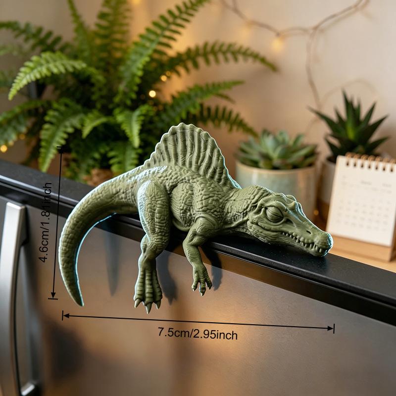 寝ているティラノサウルスレックスのモニターオーナメント、キュ - Desk Setup Gifts のレビューと価格