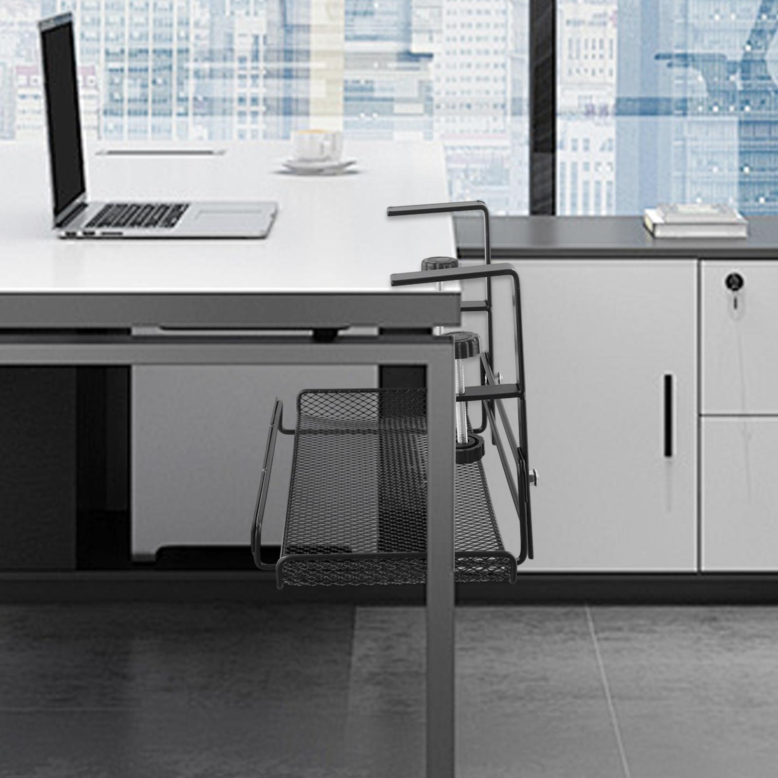 調節可能なデスク下ケーブルトレイオーガナイザー オフィスセッ - Desk Setup Workspace のレビューと価格