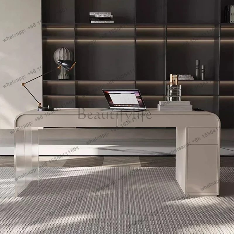 LDミニマリストエグゼクティブオフィスデスク、ワークルームデ - Desk Setup Corner のレビューと価格
