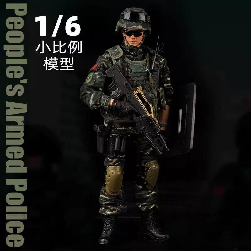レジン製 1/6スケールの兵士モデル。中国の武装警察兵士モデ - Desk Setup Background のレビューと価格