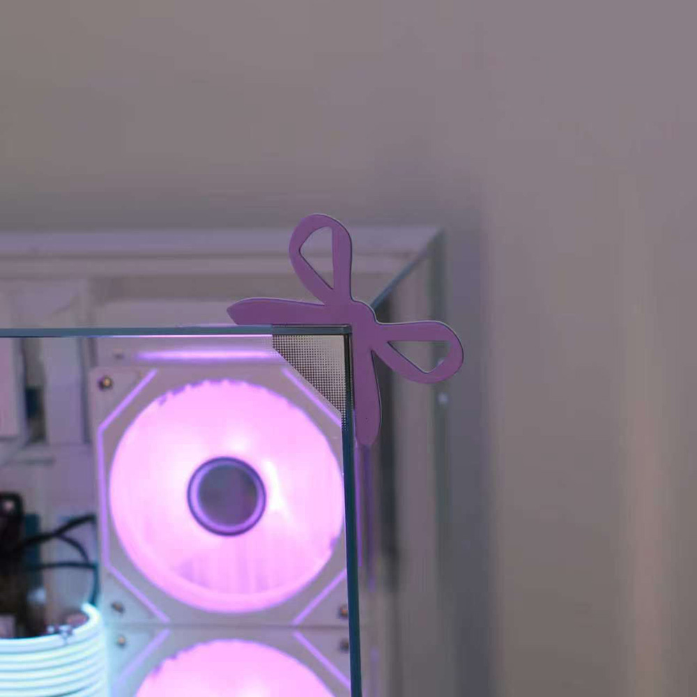 モニター装飾ボウモニターコーナーデコレーションかわいいガーリ - Desk Setup Corner のレビューと価格