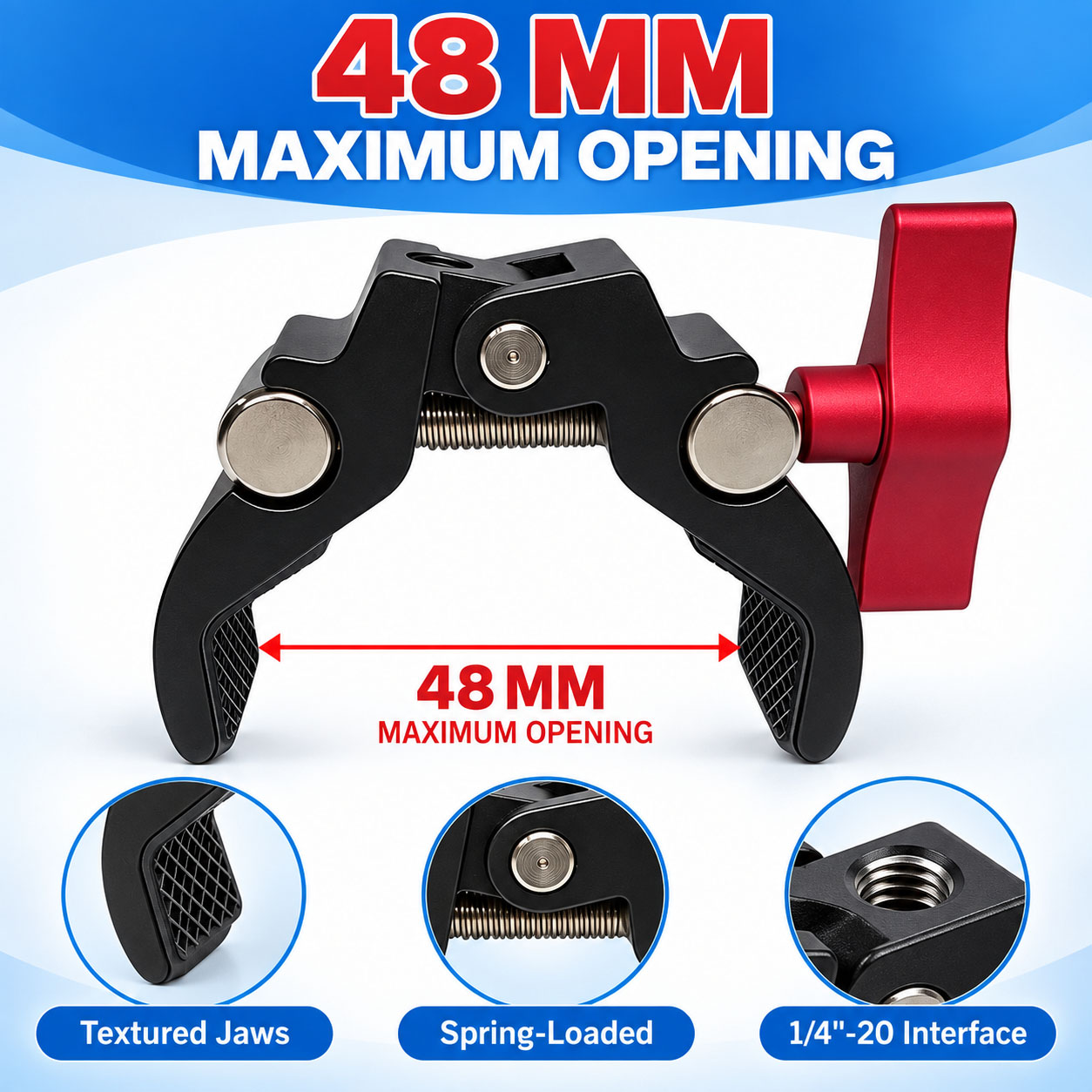 SOARSHOT カメラ用クランプ、マジックアーム、1/4イ - Monitor Arm Clamp のレビューと価格
