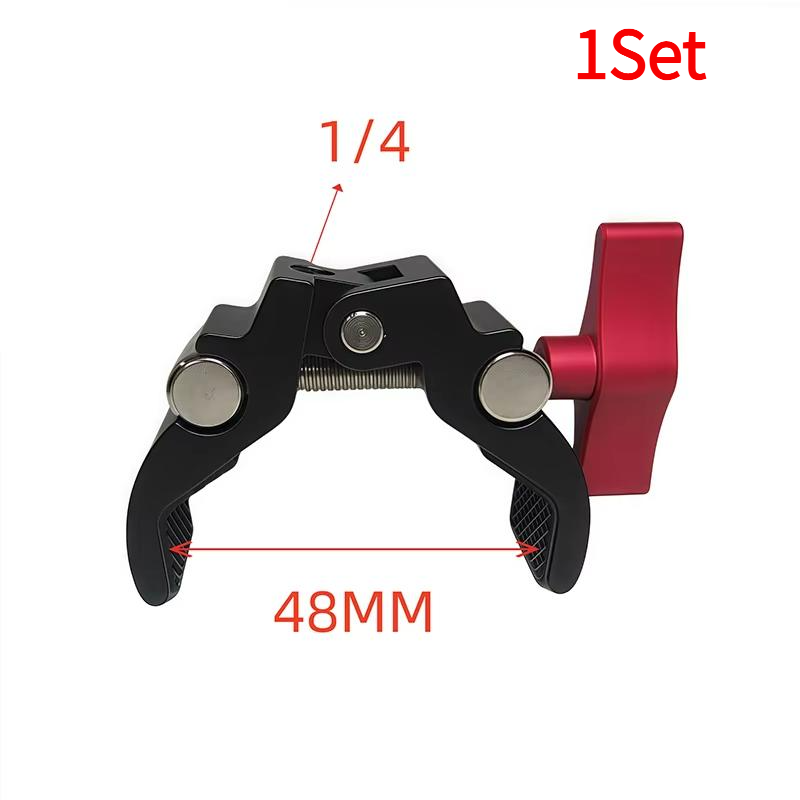 1 セット写真撮影アクセサリーカメラメタルスーパークランプダ - Monitor Arm Clamp のレビューと価格