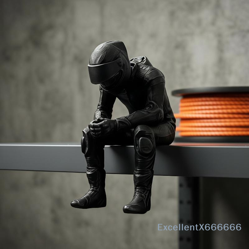 3Dプリント製のクリエイティブなレーシングスタイルの着座フィ - Desk Setup Gifts のレビューと価格