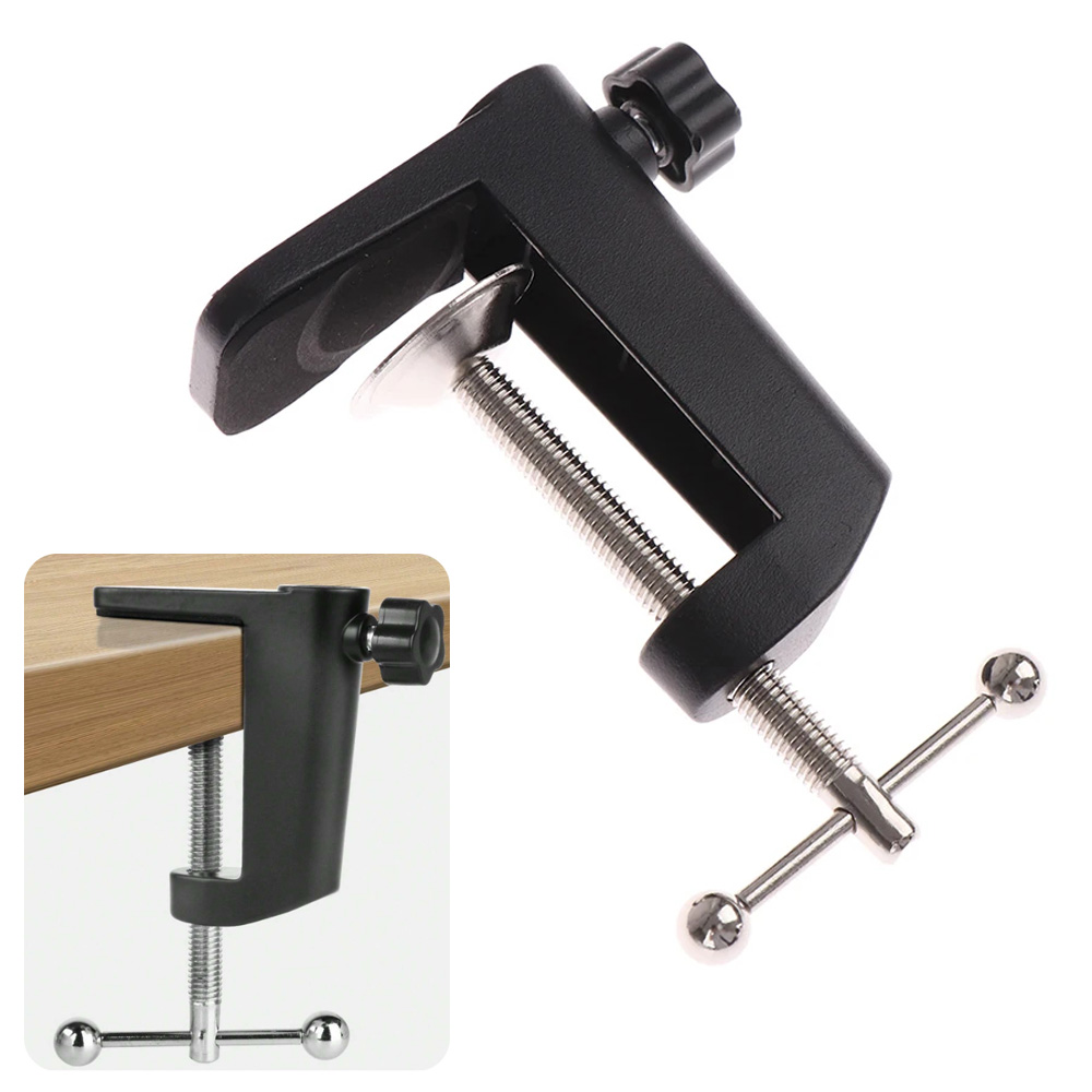 C 型クリップデスクテーブルマウントクランプマイクサスペンシ - Monitor Arm Clamp のレビューと価格