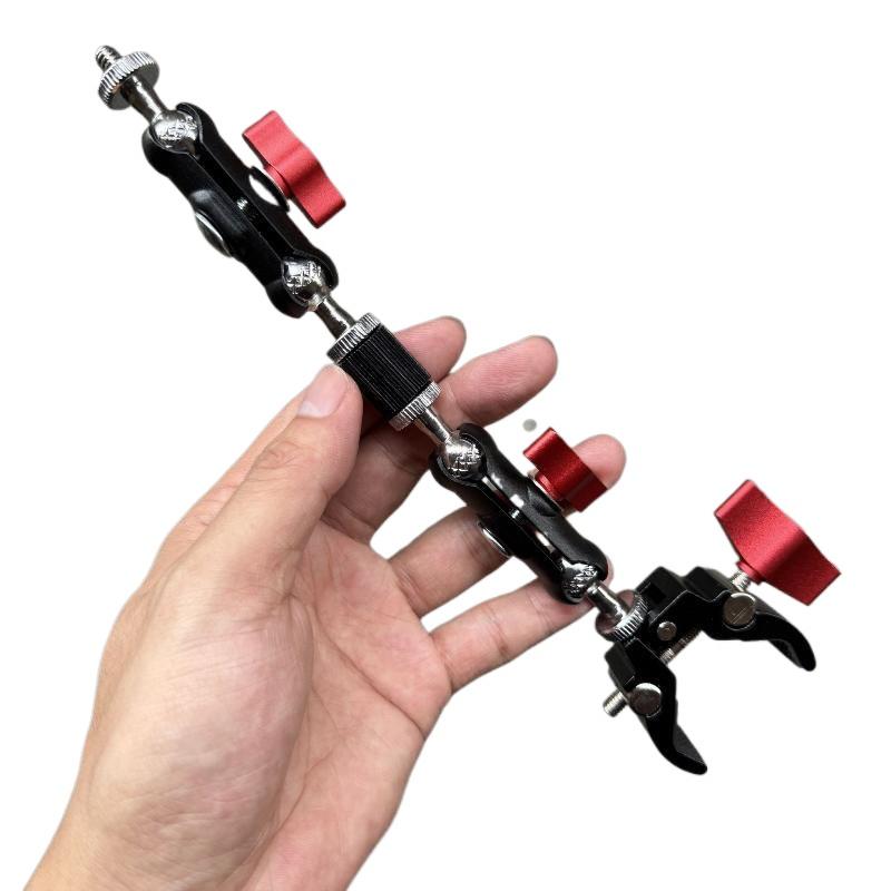 [SU]1セット メタルスーパークランプ ダブルボールヘッド - Monitor Arm Clamp のレビューと価格