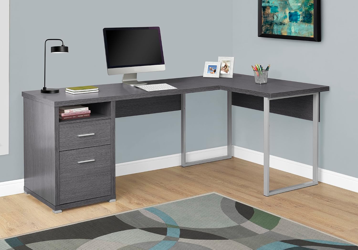 I 7257 コンピューターデスク、ホームオフィス、コーナー - Desk Setup Corner のレビューと価格