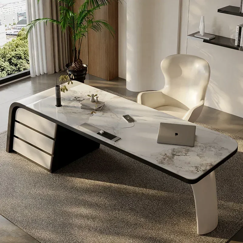 オフィスデスク デスクトップデスク 仕事用寝室用デスク ミデ - Desk Setup Corner のレビューと価格