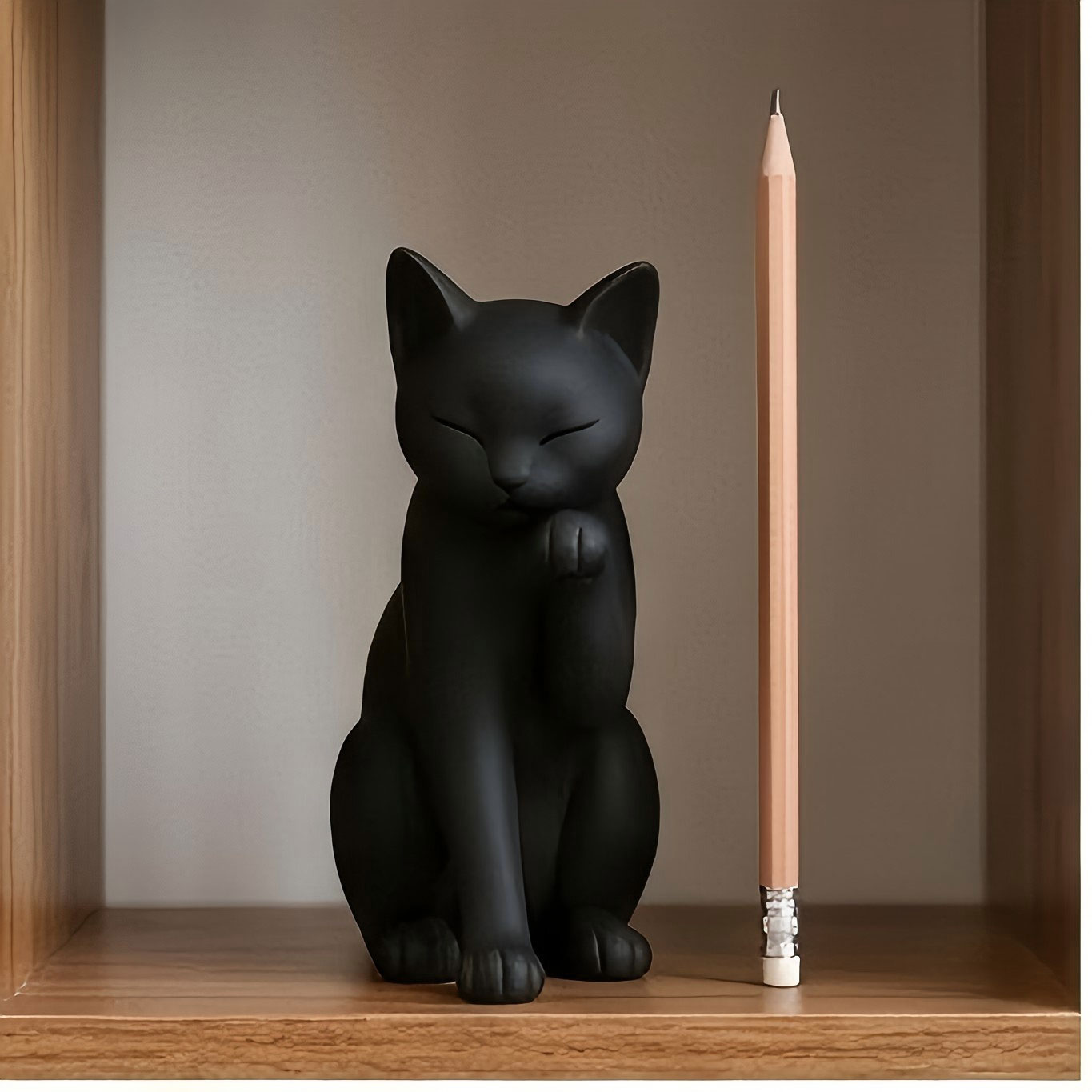 猫の置物デスクデコレーション 3Dミニマリストフィギュア 学 - Desk Setup Workspace のレビューと価格