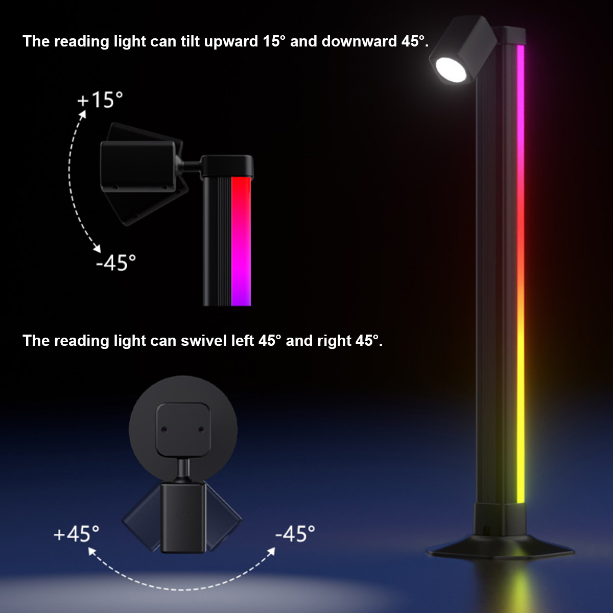 スマートライトバー LED RGB 音楽同期 アプリ制御 U - Desk Setup Background のレビューと価格