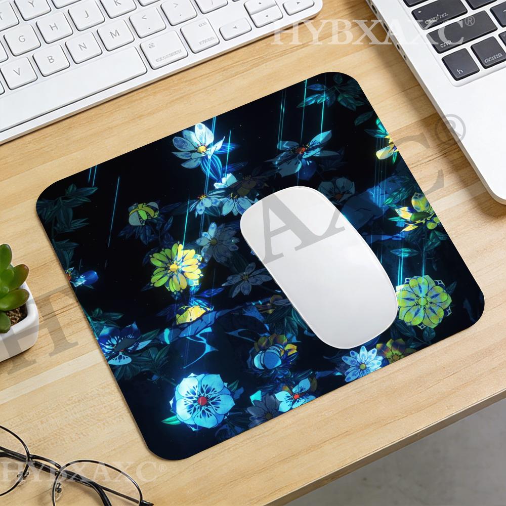 HYBXAXC ダークフローラルマンガ背景マウスパッドデスク - Desk Setup Background のレビューと価格
